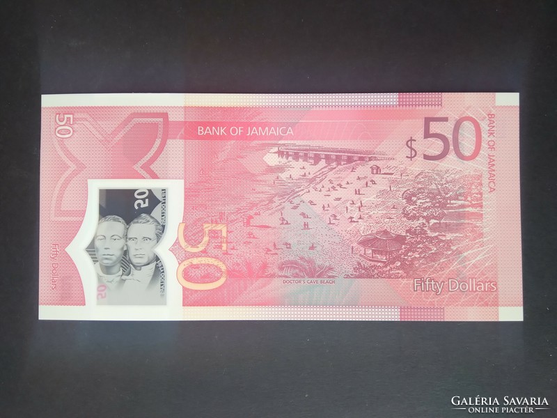 Jamaika 50 Dollars 2022 Unc