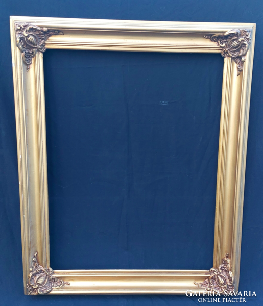 105X129, antique, gilded blondel frame.