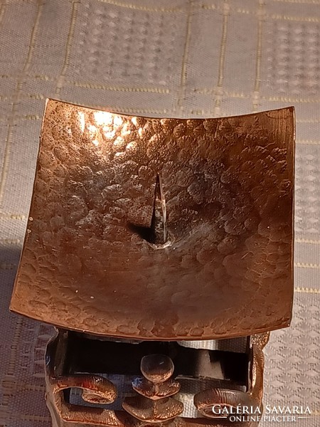 Copper handicraft candle holder