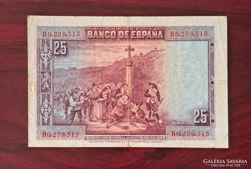 Spanyolország 25 peseta 1928