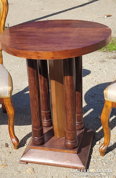 Beautiful antique Art Deco/Art Nouveau pedestal serving table