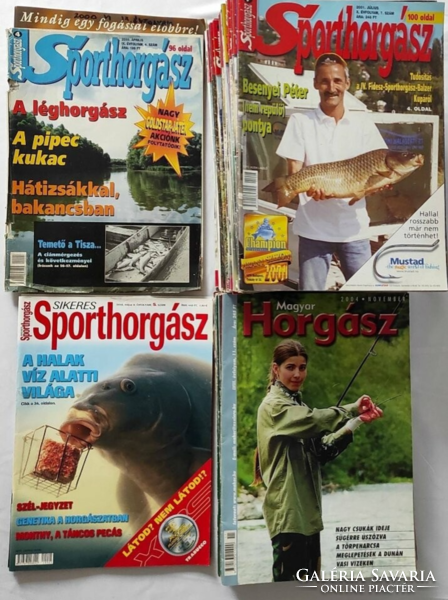 Sport angler, successful sport angler, Hungarian fishing magazines