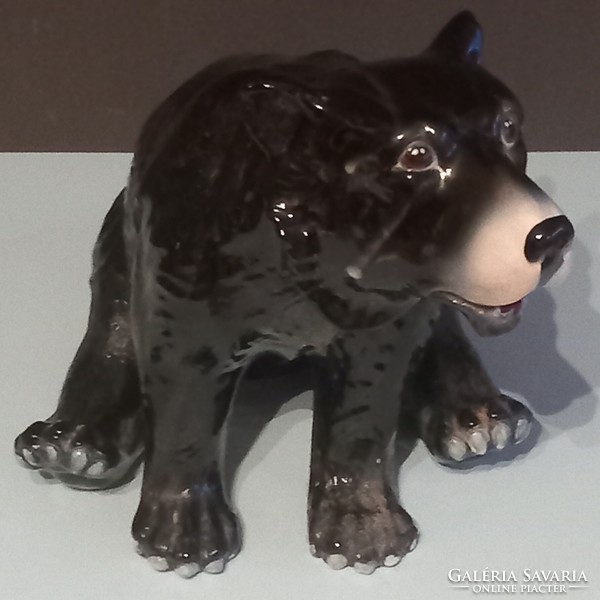 Huge ceramic teddy bear negotiable art deco design