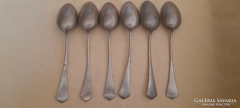 Alpakka alpacca spoon tablespoon 6 in one old 06