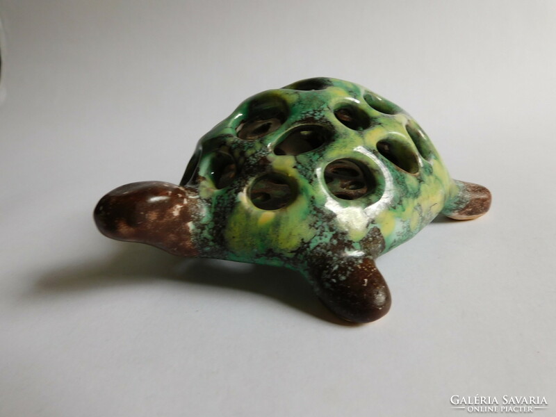 Mid century ceramic turtle figure