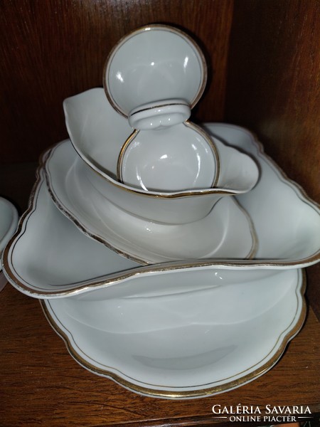 Rare antique Zsolnay serving porcelains