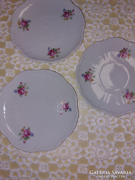 Zsolnay wild rose tea cups and coasters