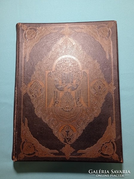 Antique picture holy bible - holy scripture - Károli gáspar - crafty László