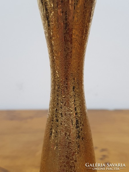 Aranyozott Royal porcelán váza