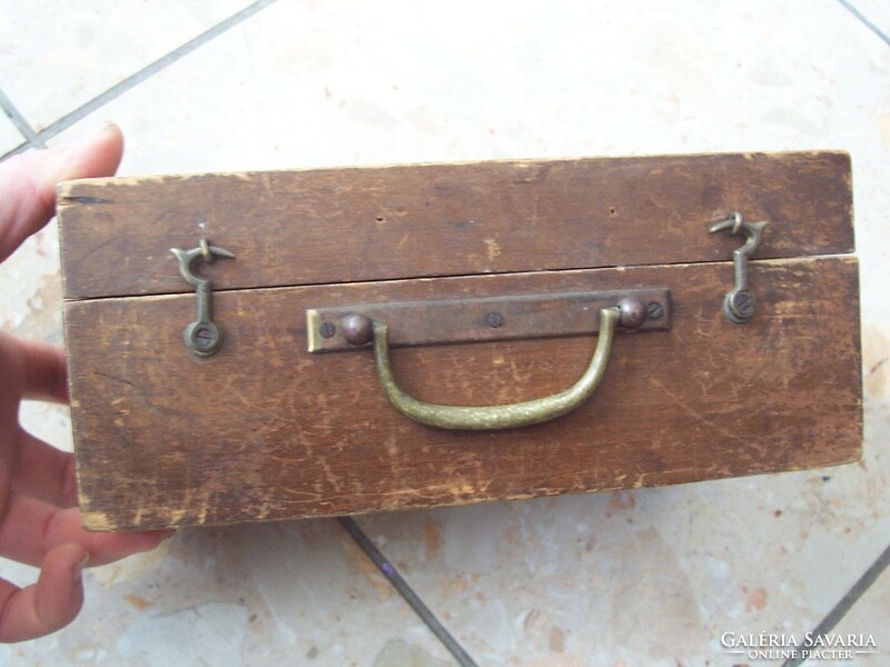 Cute little wooden suitcase