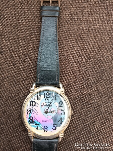 Old Japanese satellite quartz watch