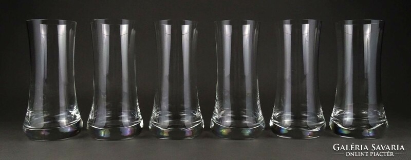 1Q862 set of 6 thick-bottomed soda glasses