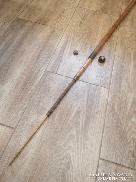 Antique walking stick measuring stick