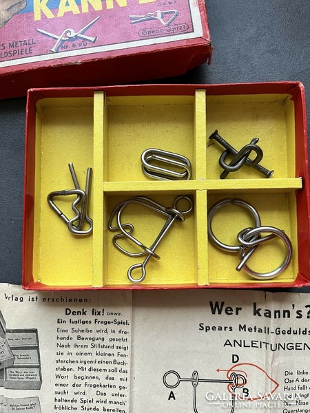 Old West German devil's lock toy set from the 60s