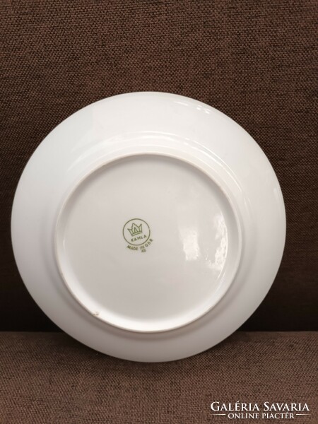 Kahla pipacsmintás tányér - Made in GDR
