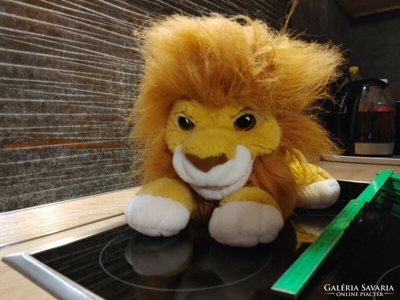 Lion King original plush simba 1993 loud hand puppet plush