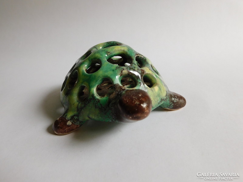 Mid century ceramic turtle figure