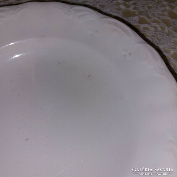 Gránit indamintás fehér 1db mély, 1db lapos tányér