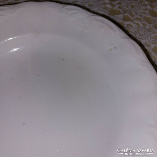 Granite pattern white 1pc deep, 1pc flat plate