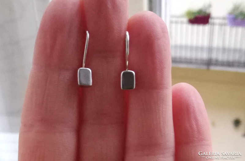 Small silver earrings