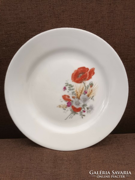 Kahla poppy pattern plate - made in gdr