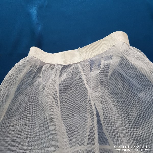 New, custom-made, 1 hoop ruffled bridal petticoat, hoop - ø95cm