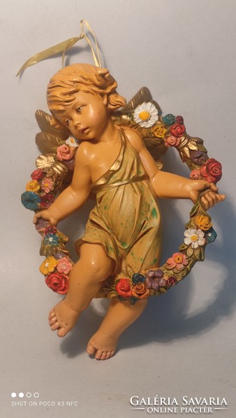 Fontanini Simonetti summer marked angel putto summer figure is the bigger one