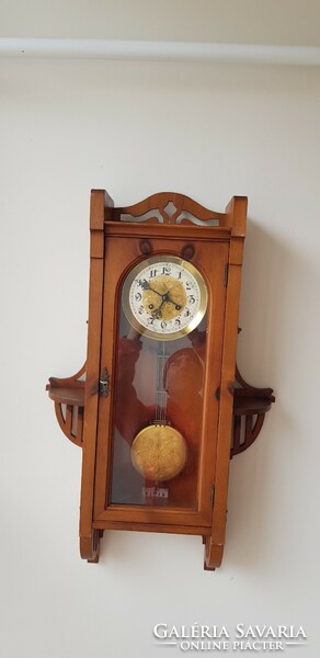 Art Nouveau wall clock...75 cm high....
