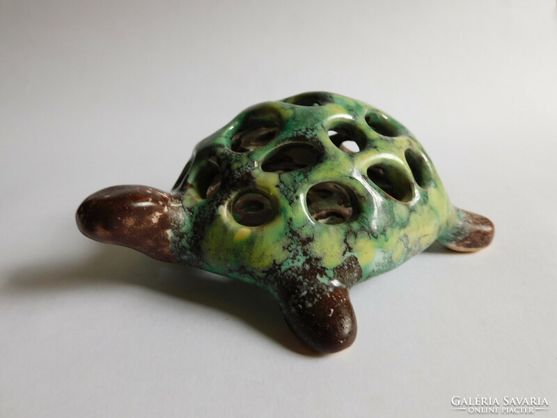 Mid century ceramic turtle figure