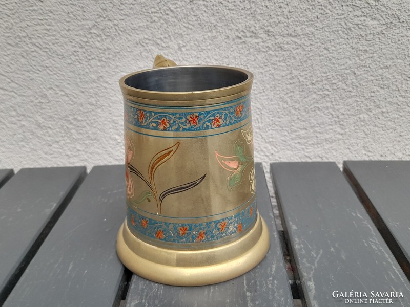 Beautiful solid copper antique jug