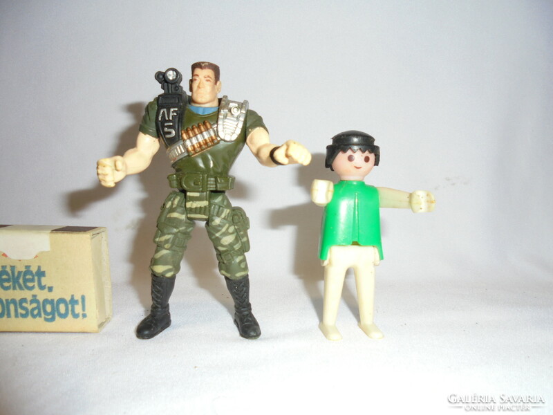 Three retro toy figures - together - j.I.Joe, shenk, toy story