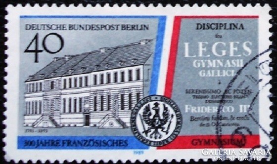 Bb856p / Germany - Berlin 1989 French high school stamp stamped