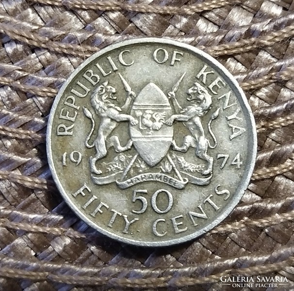 Kenya 50 cent 1974