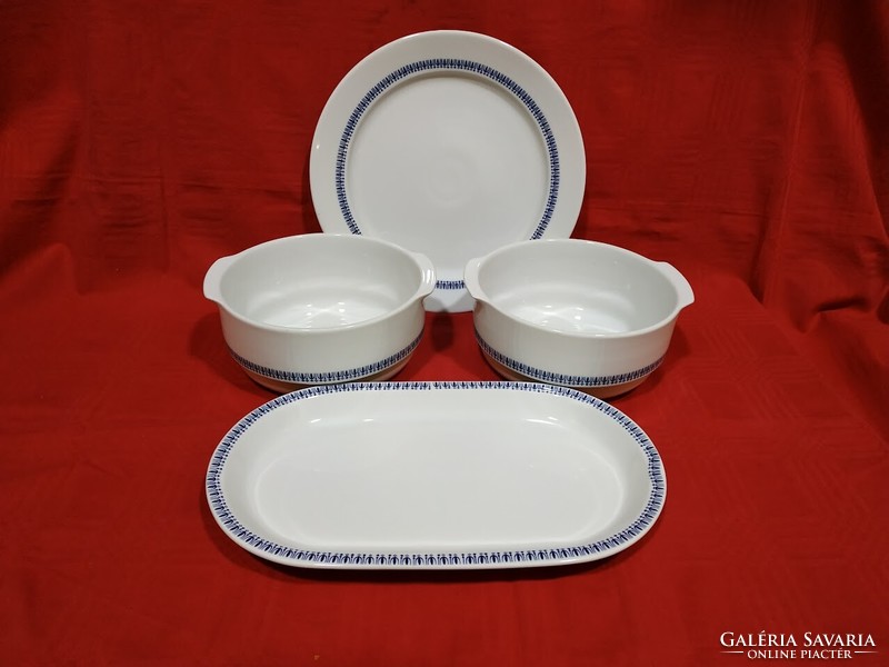 Lowland porcelains with travel catering pattern - sold out