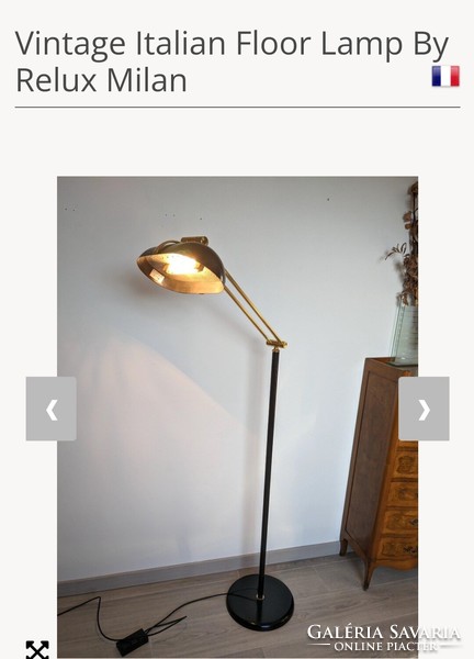 Vintage italiano by relux milano floor lamp negotiable