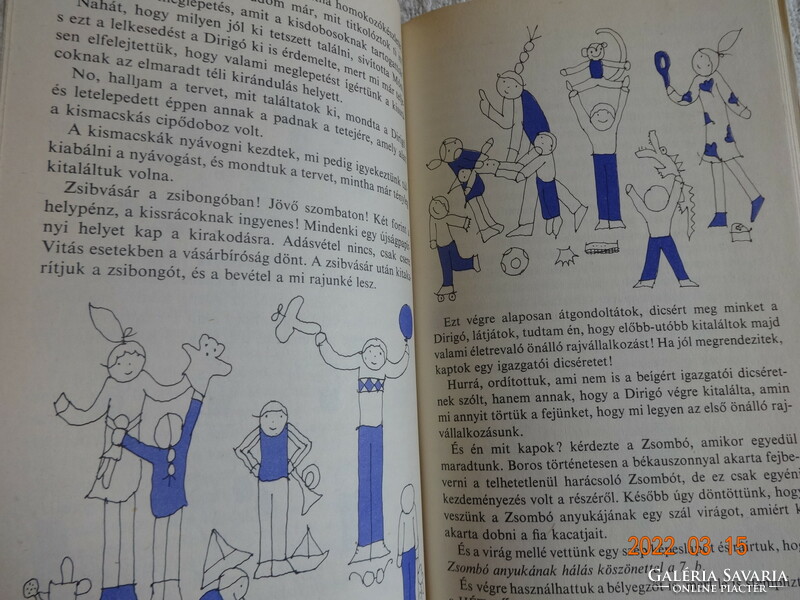 éva Janikovszky: the seven skins - old storybook with László Réber's drawings (1985)