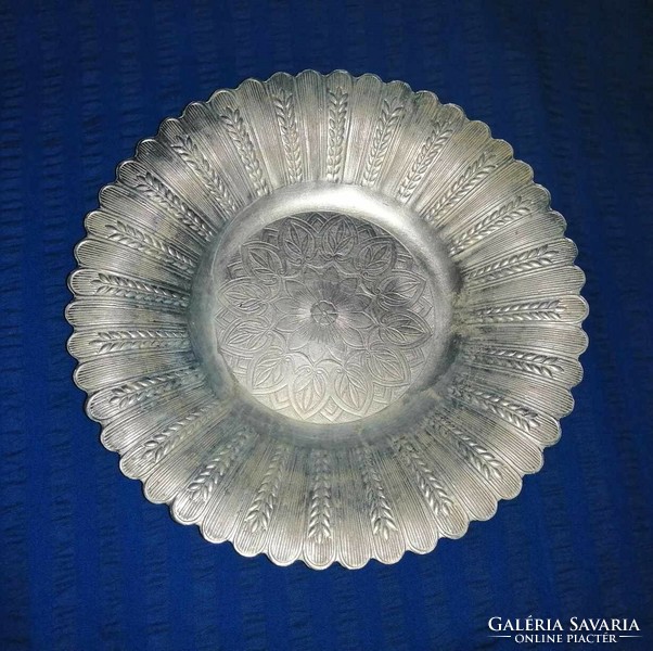 Alumínium kínáló tányér, tál átm. 23,5 cm (A7)