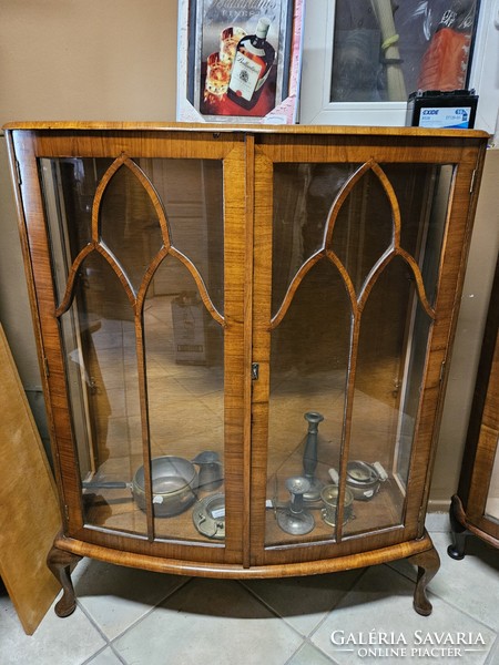 Small display case in Queen Anne style