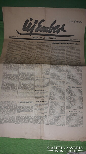 1955.November 13. New People Catholic weekly newspaper in good condition according to the pictures