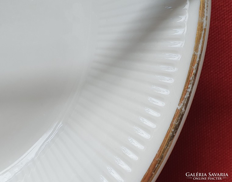 Kahla German porcelain bowl deep plate serving with gold edge