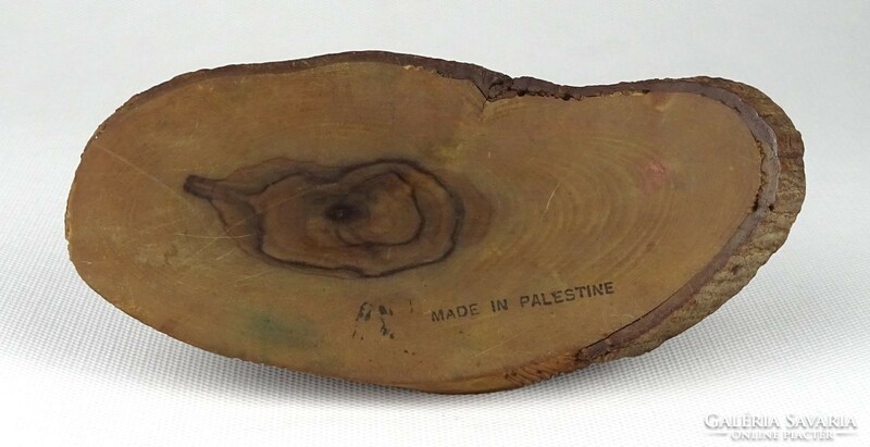 1Q754 carved wooden dromedary camel inkstand Jerusalem - Palestine