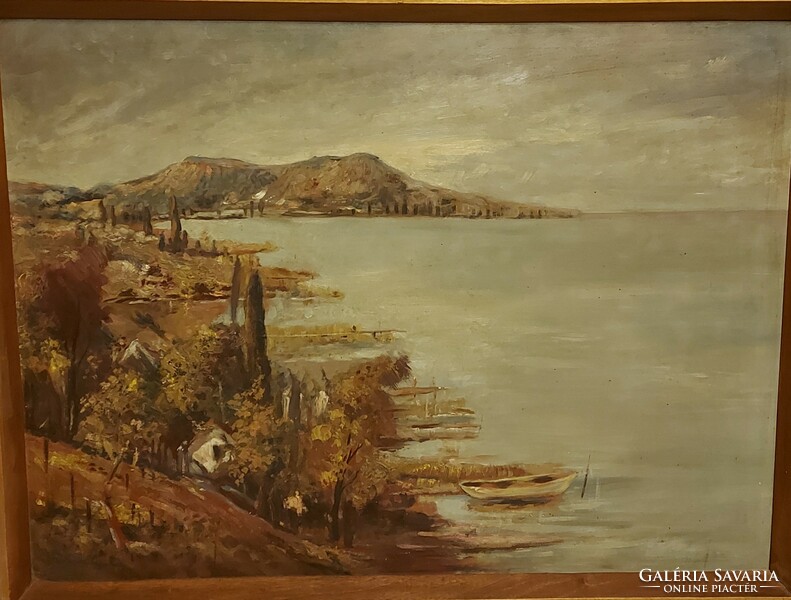 Gyula Halvax's painting! Balaton Bay!