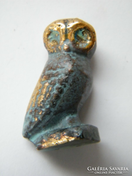 Mini copper owl figure
