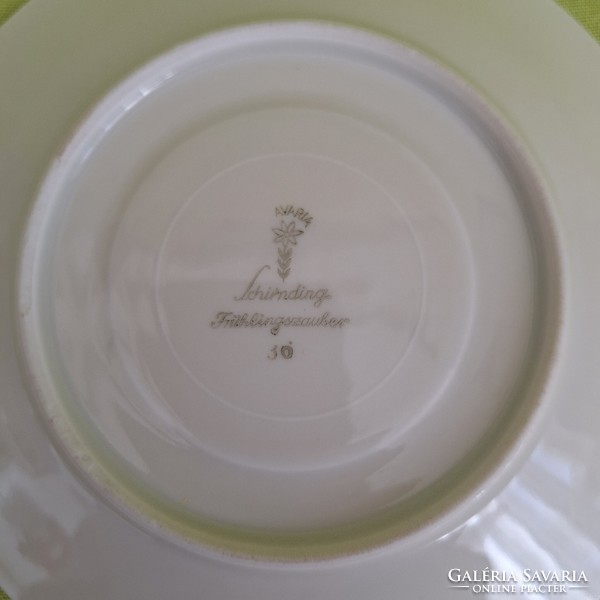 Bavaria Schirnding porcelán reggeliző készlet, csésze, tányér