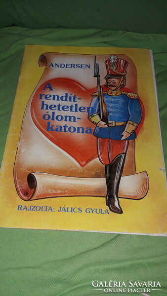 1987.Hans Christian Andersen - A rendíthetetlen ólomkatona képes mese könyv képek szerint MINERVA