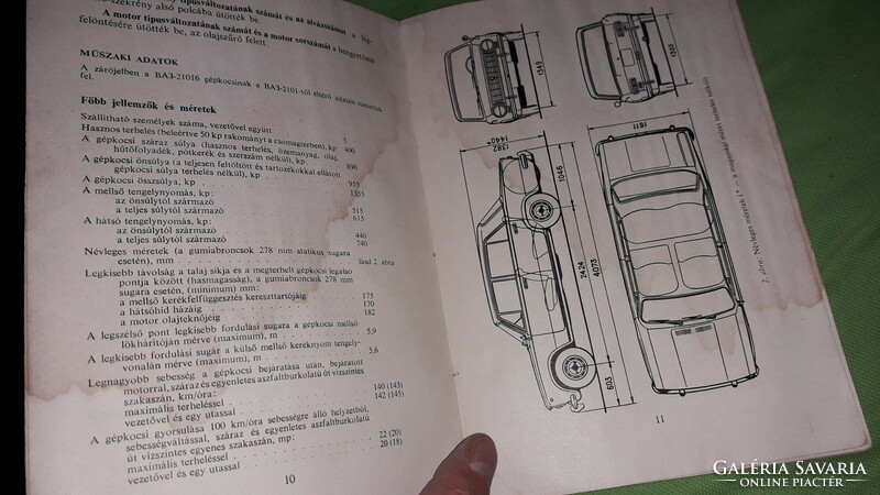 Lada 1300 -ziguli vaz 2101-21016-2102-21023 cccp soviet cars operation manual according to pictures