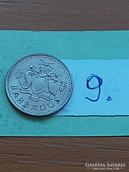 Barbados 10 cents 1973 bonaparte seagull, copper-nickel 9