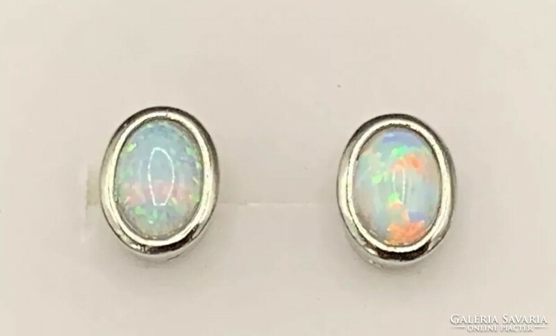 Noble opal gemstone, sterling silver set /925/ - new, many handcrafted jewelry!