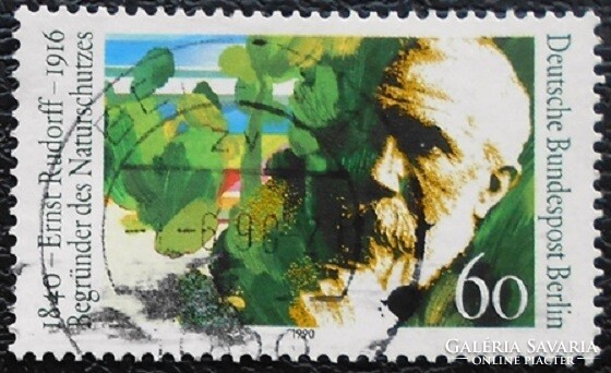 Bb862p / Germany - Berlin 1990 ernst rudorff stamp stamped