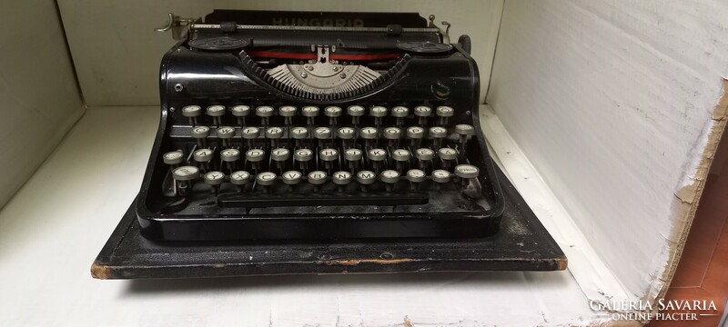 Retro, portable Hungarian typewriter, also for decoration